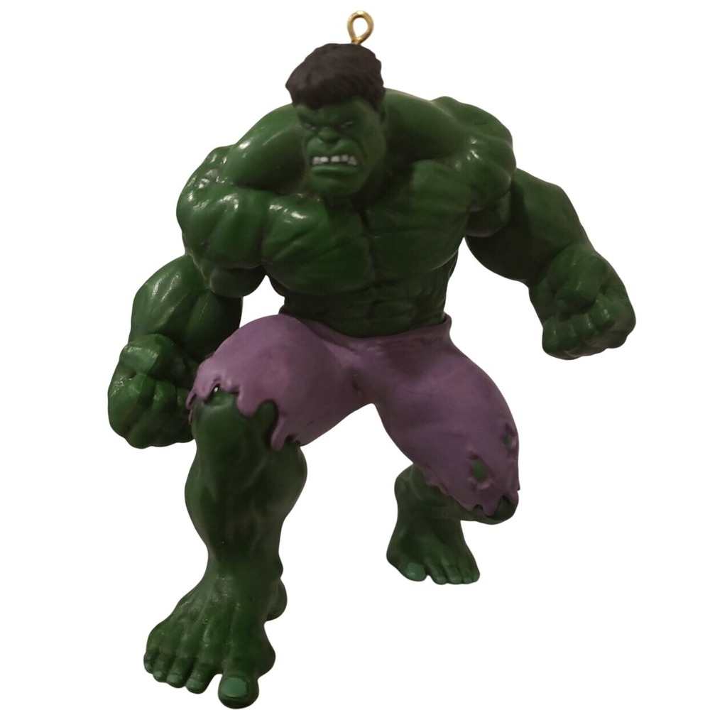 The Hulk Marvel Avengers Figurine Holiday Christmas Tree‎ Ornament C-16 Green